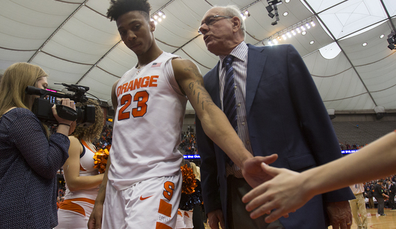 Jim Boeheim discusses Virginia Tech, Malachi Richardson and tight rotation