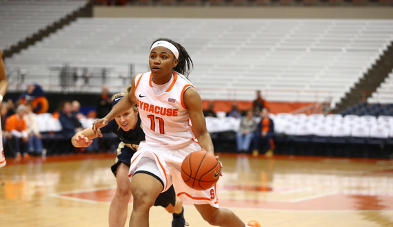 Syracuse gets &#8216;gutsy&#8217; win over Pittsburgh as bench players step up in Alexis Peterson&#8217;s absence