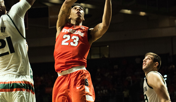 Syracuse snaps 4-game losing streak, crushes Boston College in 62-40 win