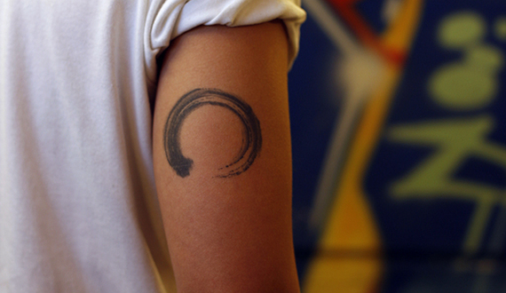 Junior gets yearly tattoos with friend from home