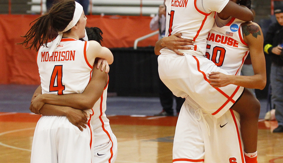 Syracuse advances to program&#8217;s first-ever Sweet 16 with 76-59 win over Albany