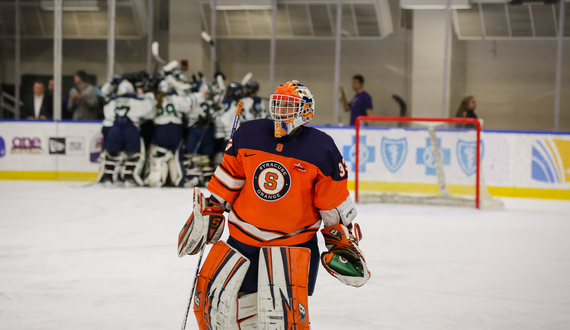Syracuse&#8217;s season ends with 4-3 overtime loss to Mercyhurst in CHA championship