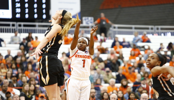 Alexis Peterson leads Syracuse to blowout win over Army in NCAA tournament