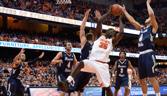 Syracuse basketball transfer Chinonso Obokoh visiting St. Bonaventure and Rutgers, per source