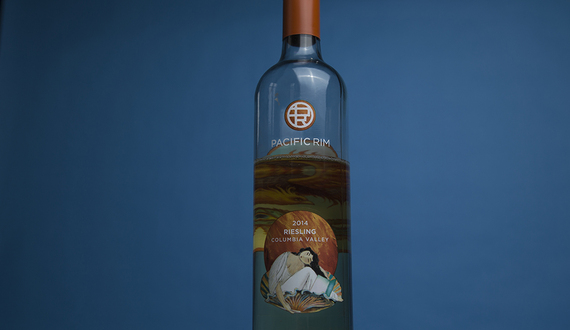 The 2014 Pacific Rim Riesling has a hint of gummy bears