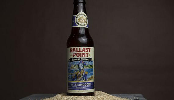 Ballast Point’s The Commodore American Stout has bold scent, weak flavor