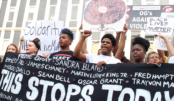Hundreds in Syracuse protest against police brutality through Black Lives Matter march