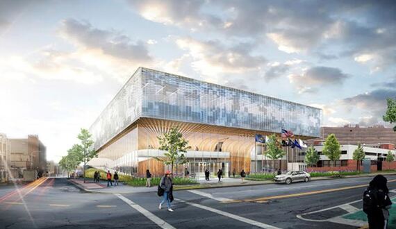 Parking lot near Marshall Street closes in preparation for building demolition and NVRC construction