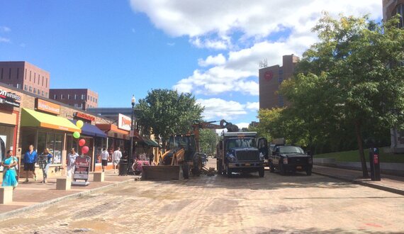 Water main break shuts down Marshall Street, multiple restaurants