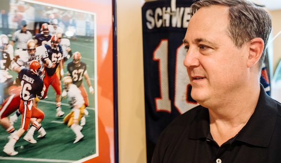 Meet Scott Schwedes, whose 31-year receiving record was broken by Amba Etta-Tawo