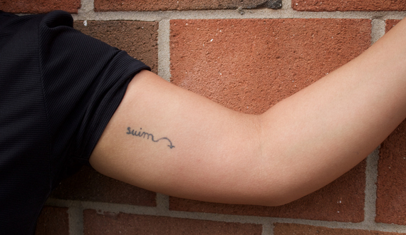 Senior gets tattoo of favorite song to help her through tough times