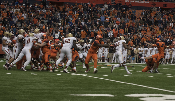 Syracuse football to kickoff against Boston College at 12:30 p.m.