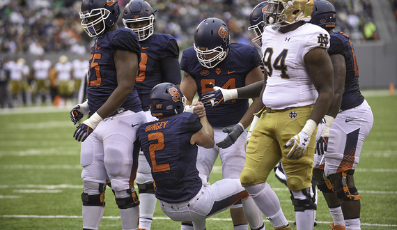 Colin Byrne finds niche as starter at center for Syracuse