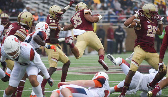 Syracuse football beats Boston College, 28-20, despite a season high in penalties