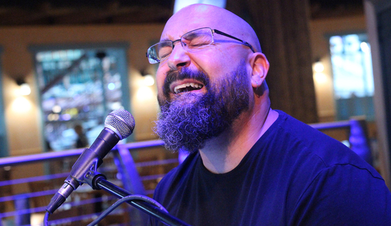 Just Joe performs with multiple metal bands, plays solo piano rock covers