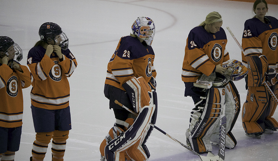 Syracuse content with goalie rotation early in season
