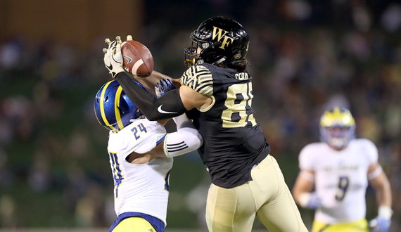Wake Forest&#8217;s Cam Serigne uses football to bond with family after Hurricane Katrina