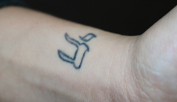 Junior gets wrist tattoo to honor the beauty of life