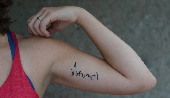 Senior&#8217;s skyline tattoo reminds her of childhood memories