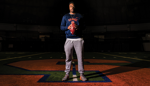 DREAM CATCHER: Amba Etta-Tawo extended his football career while the ones around him ended