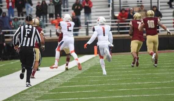 Eric Dungey on sideline scuffle: &#8216;Some guy’s standing over me talking smack and I just try to get him off me&#8217;