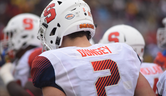 Video: Eric Dungey involved in sideline scuffle after throwing interception