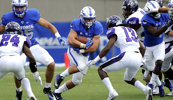 Nate Romine leads Air Force after a semester away from the Academy rehabbing