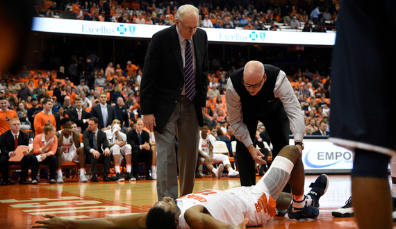 Taurean Thompson thrives on offense, struggles on defense; Boeheim: &#8216;I’m not encouraged&#8217;