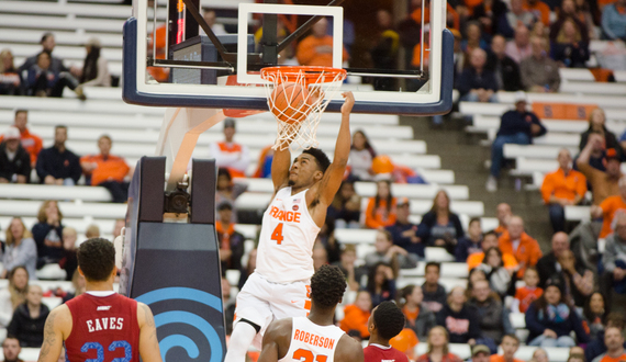 John Gillon turns defense into offense and proves he can dunk against South Carolina State