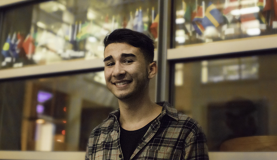 Freshman advocates for change through community service