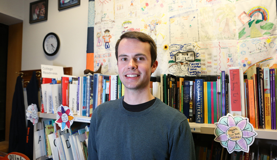 Senior gains life experiences, finds social responsibility at job with Literacy Corps