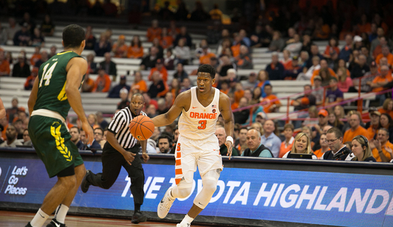 Andrew White makes splash with 24 points in exhibition against Le Moyne