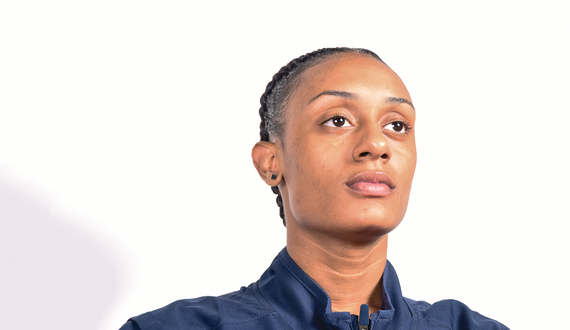 <span class="header1">THE</span>  <span class="header2">JUMP</span><h2>More than a year after injuries, Brittney Sykes has one more shot to be the player she once was</h2>