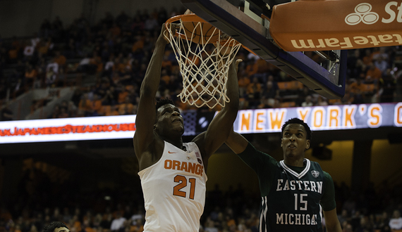 Graphical breakdown of Syracuse men’s basketball’s 105-57 win over Eastern Michigan