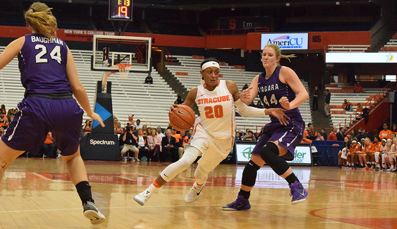 Brittney Sykes leads way as Syracuse women’s basketball blows out Niagara, 109-60