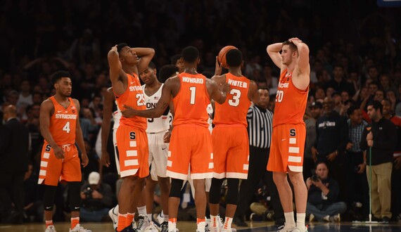 Syracuse fans react to 52-50 loss to Connecticut at MSG
