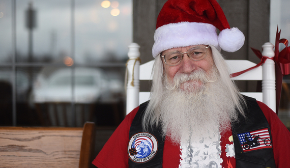 Santa Claus is coming to town — and he&#8217;s wearing a leather jacket