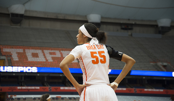 Bria Day is the only veteran player left on Syracuse women’s basketball’s bench