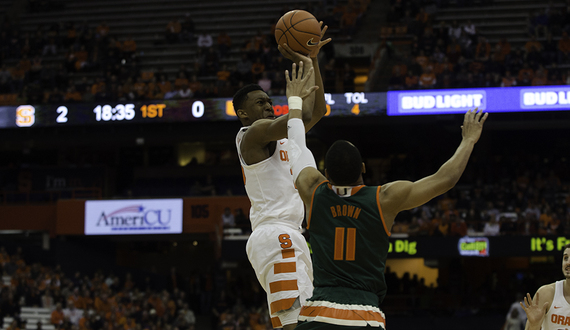 Graphical breakdown of Syracuse men’s basketball’s 70-55 win over Miami