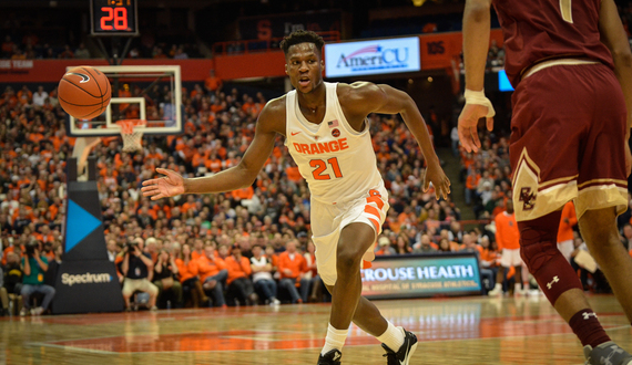 Graphical breakdown of Syracuse’s victory against Boston College