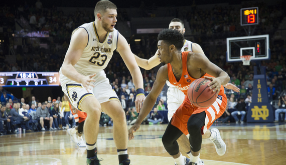 Syracuse offense stalls again in 84-66 loss at No. 15 Notre Dame