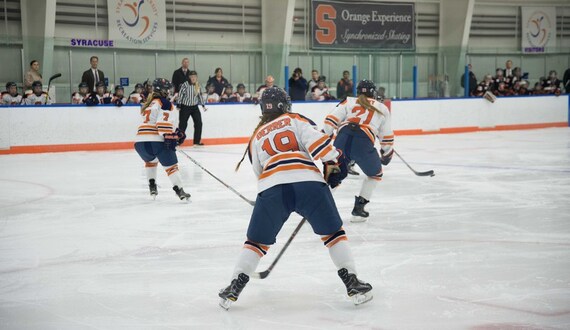 Syracuse ice hockey falters after allowing four goals in the second period in 4-3 loss to No. 6 Boston College