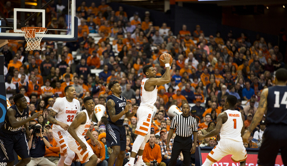 Andrew White improving on defense after early season struggles in zone