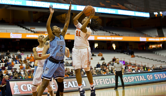 Freshman backup Desiree Elmore offers glimpses of promising career
