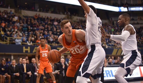 Tyler Lydon held to only 8 points in Syracuse&#8217;s 80-75 loss at Pittsburgh