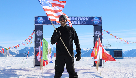 This SU alumnus ran around the world in 7 days