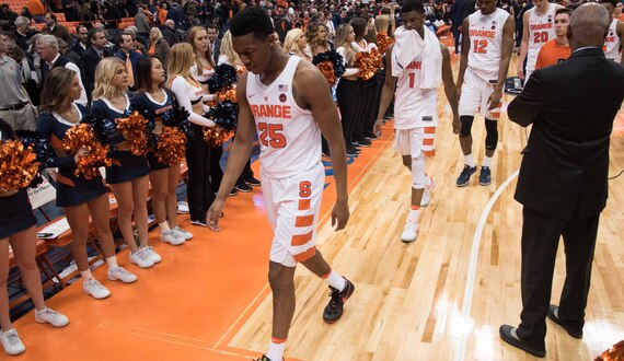 Syracuse can&#8217;t complete third upset of Top 10 opponent in 76-72 loss to Louisville