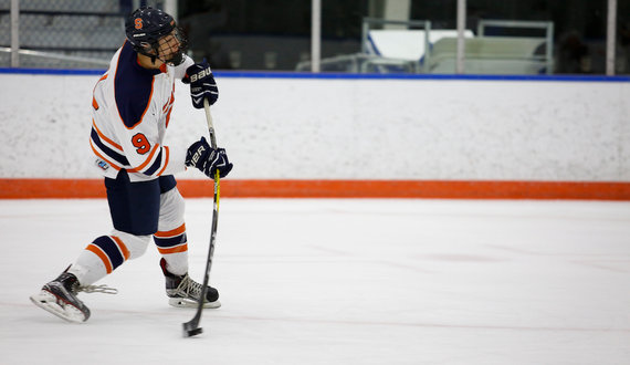 Keith Lambert thriving in second chance for Syracuse club ice hockey after quitting team