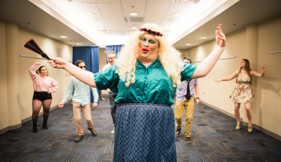 Not even Chipotle and a large soda could weigh down this drag queen champion in Pride Union’s 15th Annual Drag Show finals