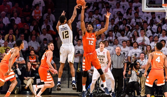 Taurean Thompson can put up points for the Orange — if he can stay on the floor